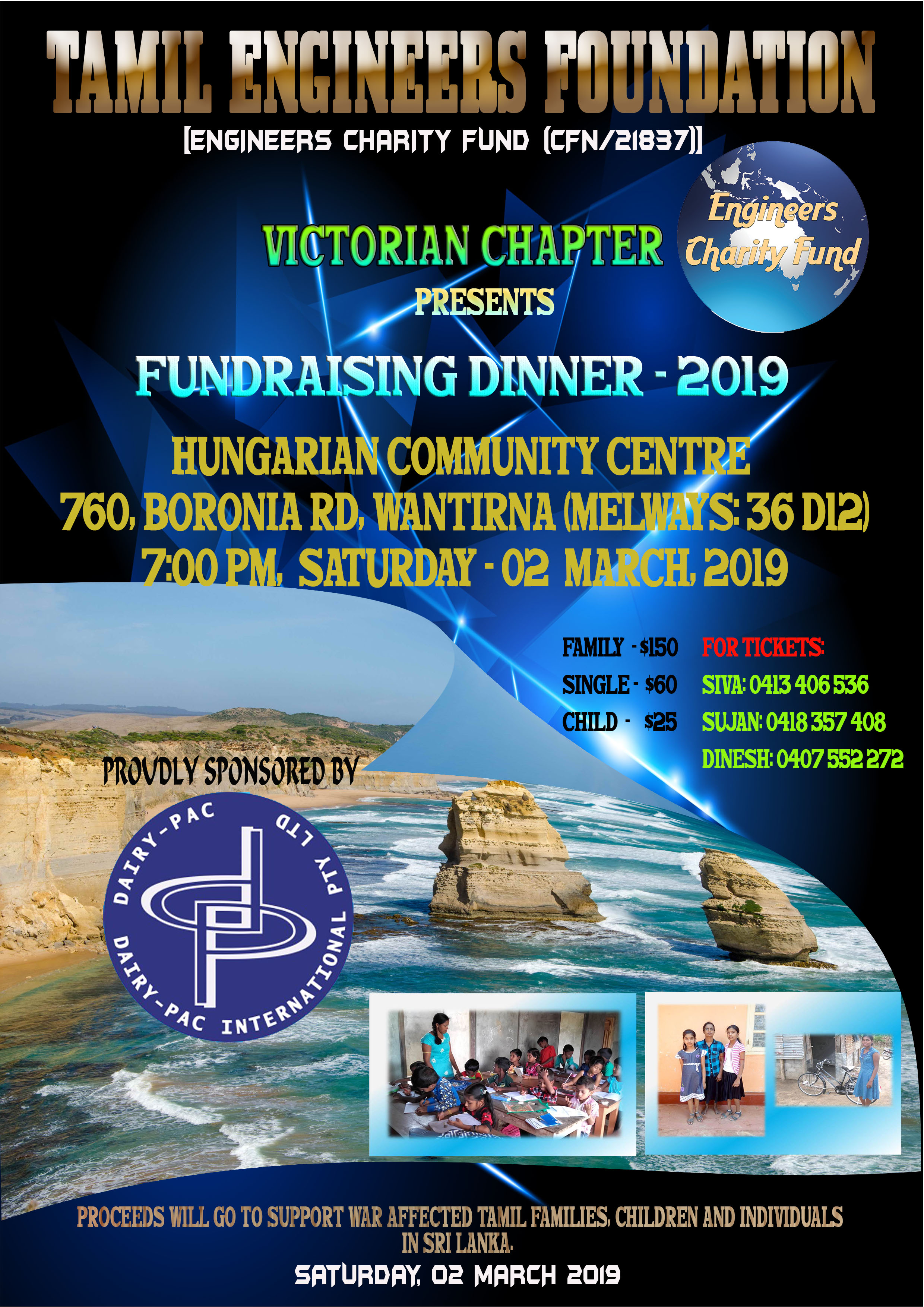 TEF Victoria Chapter Fundraising Dinner - 2019